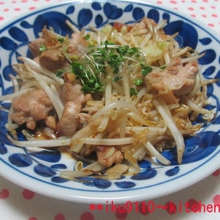 鶏もも肉と野菜のスタミナ炒め